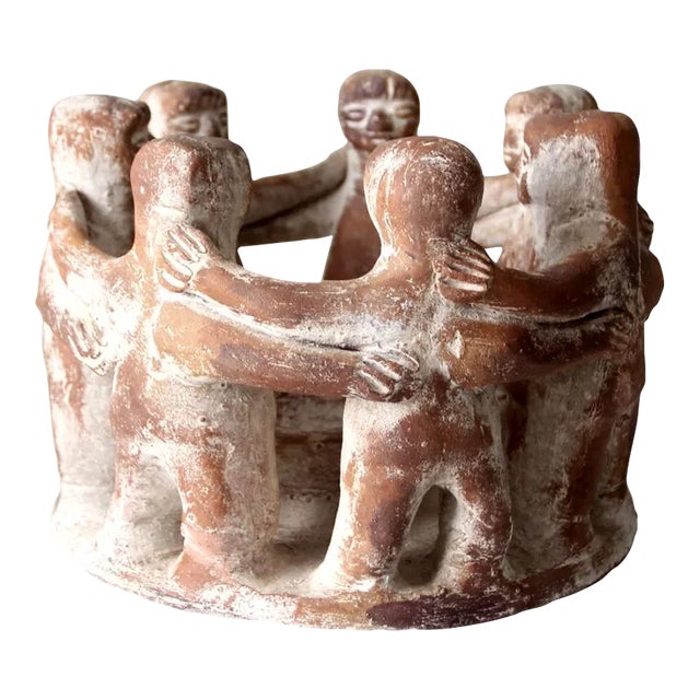 Vintage Mexican Clay Candleholder Chairish