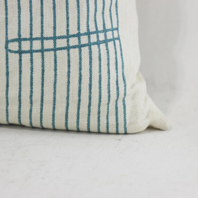 French Script Key Design "Home" Pillow For Sale - Image 9 of 12