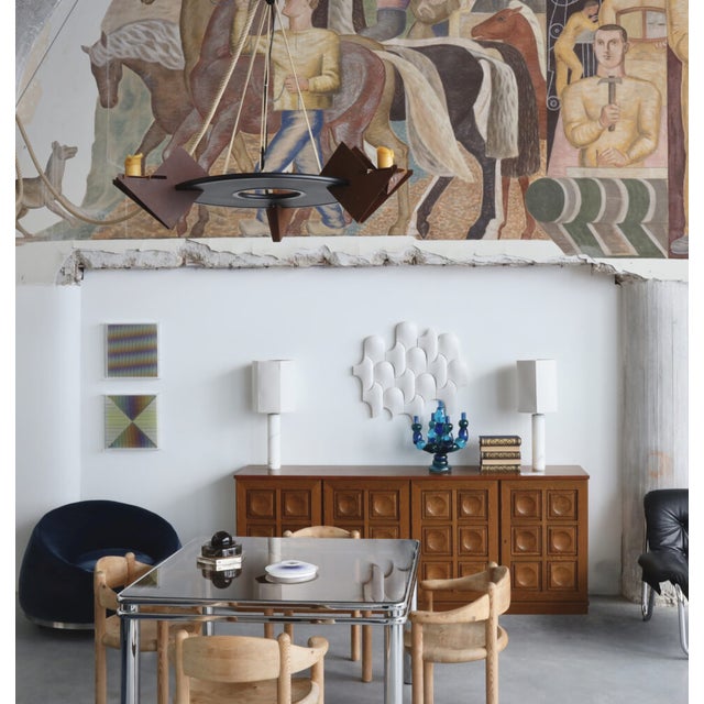 Italian Mid-Century Modern Tubular Chrome and Smoke Glass Dining Table, 1970s For Sale - Image 6 of 7