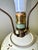 Leviton Vintage Mid-Century Modern Hand-Painted Ceramic Table Lamp With Grape Leaves & Gold, Brass Base For Sale - Image 4 of 12