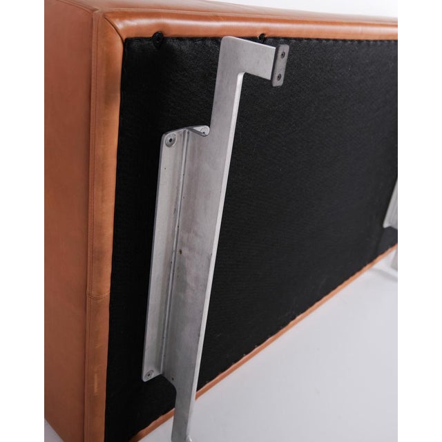 Three-Seater Sofa in Cognac Leather from Erik Jørgensen For Sale - Image 3 of 13