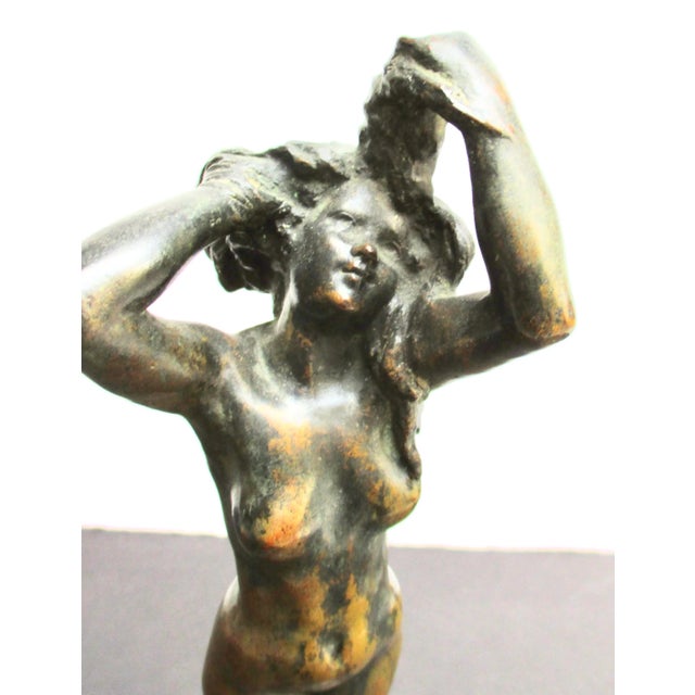 Metal Rodin Bronze Standing Female Nude For Sale - Image 7 of 10