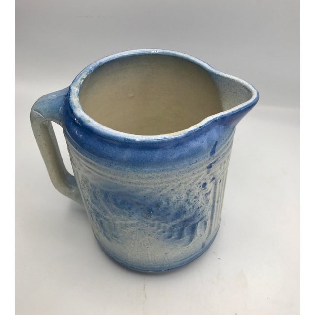 19th Century Cottage Path Through Trees Salt Glaze Pitcher For Sale In New York - Image 6 of 7