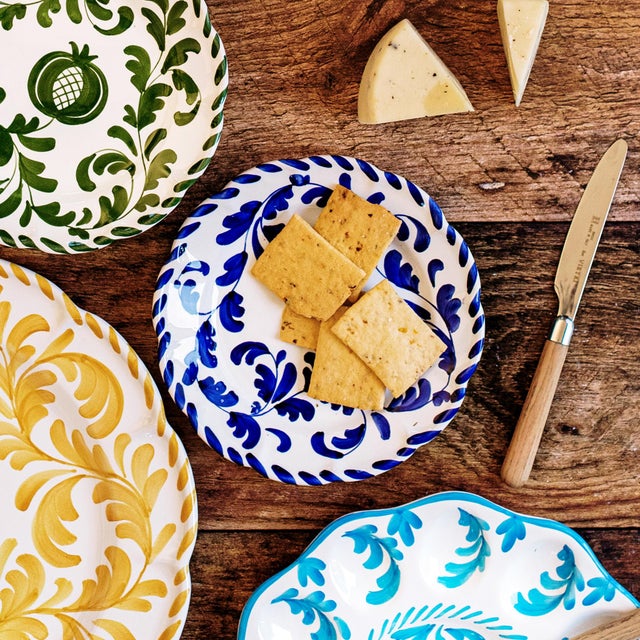 The bold patterns and rich glazes of Arezzo harken back to the centuries-old tradition of Majolica. The Arezzo Cobalt...