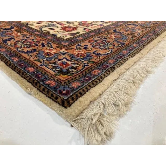 1970s 1970's Persian Sarouk, 4'3" X 6'10" For Sale - Image 5 of 6