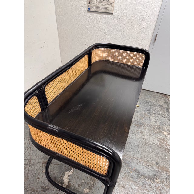 CB2 Ceci Thompson for Cb2 Suri Cane Desk For Sale - Image 4 of 12
