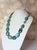 Late 20th Century Vintage Arizona Chrysocolla Statement Necklace Believed to Be Native American, Sterling Silver Clasp, Southwestern Jewelry For Sale - Image 5 of 9