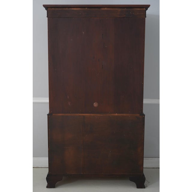 Councill Craftsmen Inlay Mahogany Bedroom Armoire Cabinet For Sale - Image 17 of 18