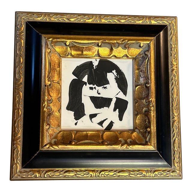 Contemporary Original Abstract Female Portrait Painting For Sale