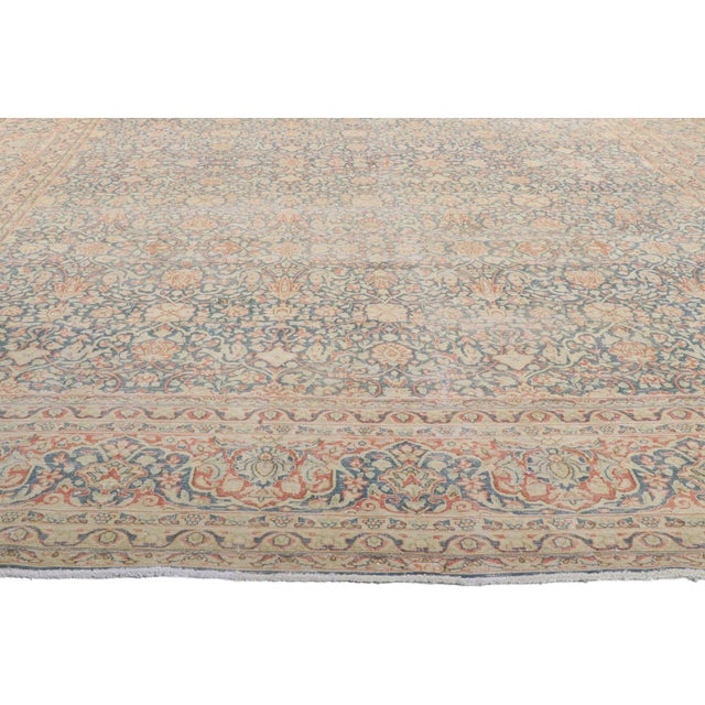 Early 20th Century Antique Persian Kerman Rug, 11'03 X 16'04 For Sale - Image 5 of 12