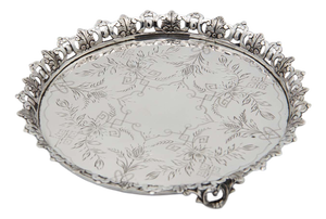 Circular Silver Ticket Box Saver