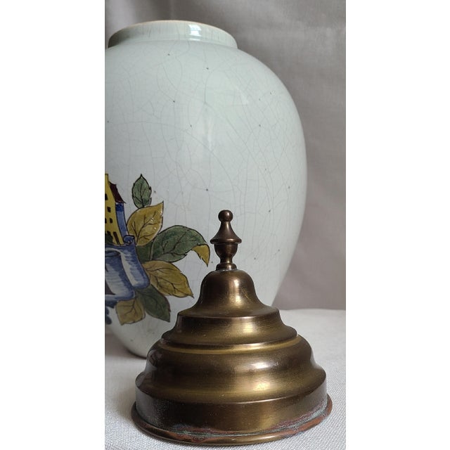 Delftware Tobacco Jar For Sale In New York - Image 6 of 12