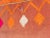 Antique Phulkari Wedding Shawl, Bright Colors of Silk Embroidery on Cotton For Sale - Image 11 of 13