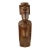 Mid 20th Century Moai Rapa Nui Easter Island Hand Carved Wooden Sculpture For Sale
