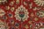 Tabriz Rug 10'2'' X 12'8'' Red Wool Vintage Traditional Hand-Knotted Carpet For Sale - Image 11 of 15