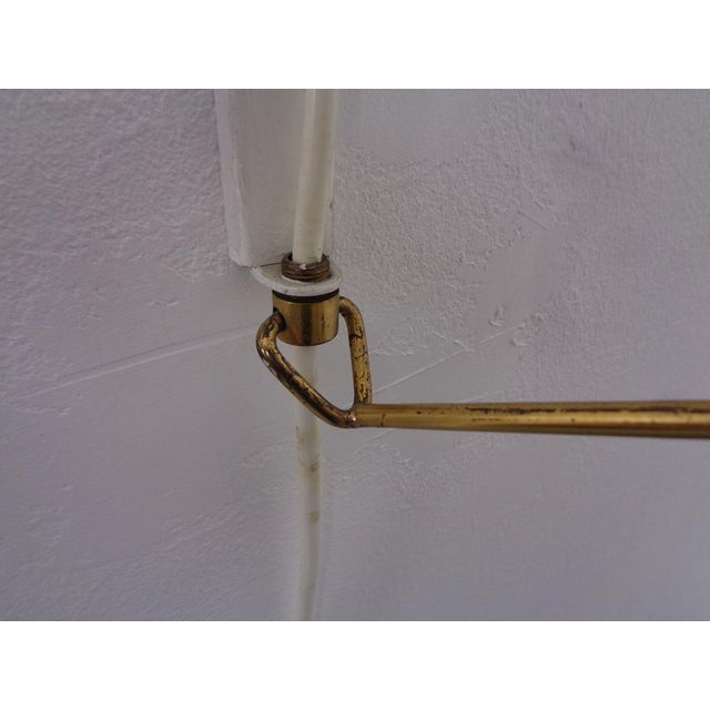 Adjustable Brass Wall Lamp, Italy, 1950s For Sale - Image 18 of 18
