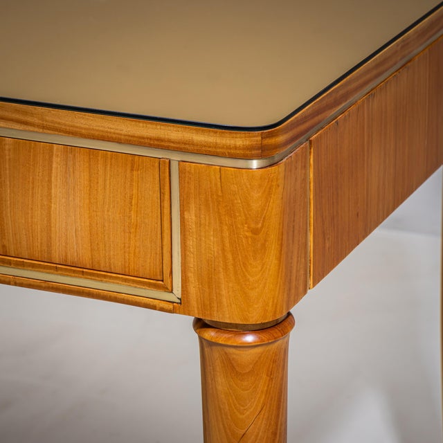 1940s Art Deco Desk, Probably Italy, 1940s For Sale - Image 5 of 11