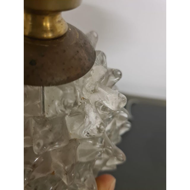 Lampshade in Rostrated Glass attributed to Ercole Barovier for Barovier & Toso, 1940s For Sale - Image 13 of 18