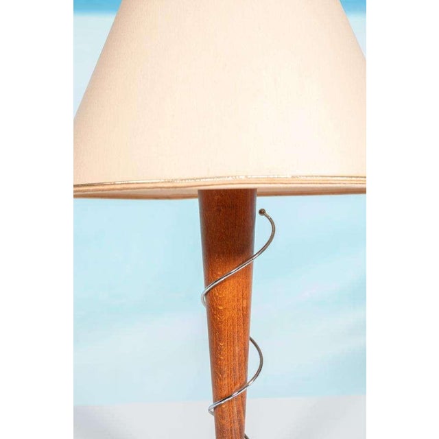 Vintage Wooden Table Lamp, 1980s For Sale - Image 5 of 18