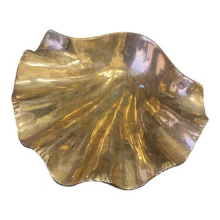 Brass Shell Dish For Sale