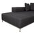 Textile Granada Corner Sofa in Grey Anthracite Upholstery from La Nuova Casa For Sale - Image 7 of 16