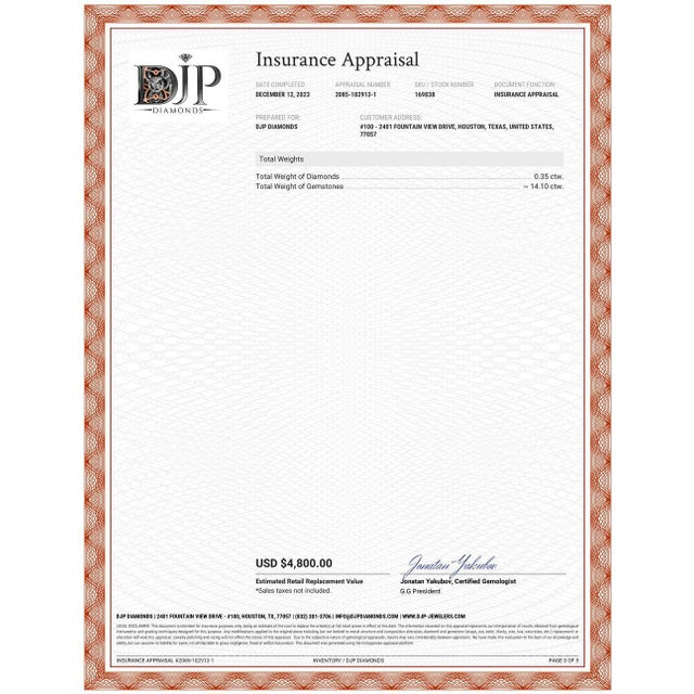 Roberto Coin 18K Yellow Gold Citrine Halo Diamond Cocktail Ring Size 8 For Sale - Image 9 of 9