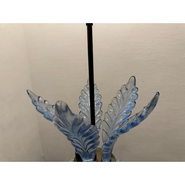 Blue Murano Glass Pendant by Ercole Barovier, 1940s For Sale - Image 8 of 15