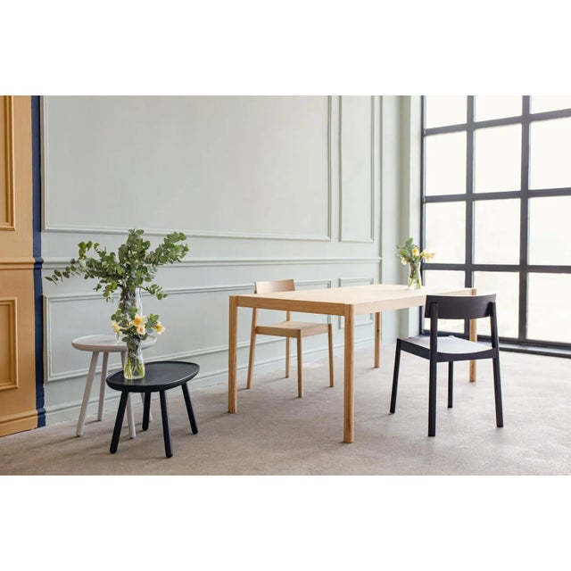 An elegant and clear design language is the main feature of the new Citizen dining table. Uncovered round legs here expose...