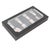 Boho Chic Artifacts Rattan Stainless-Steel Cheese Knives with Gift Box in White - Set of 4 For Sale - Image 3 of 3