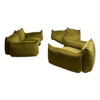 Seating Group attributed to Mario Marenco for Arflex, 1970s, Set of 3 For Sale