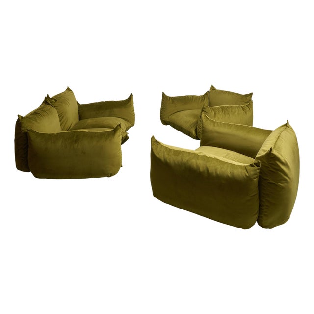 Seating Group attributed to Mario Marenco for Arflex, 1970s, Set of 3 For Sale