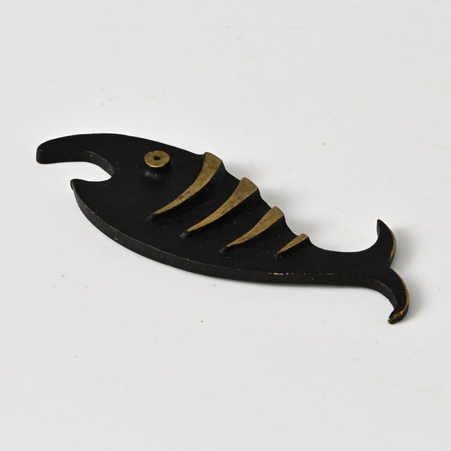 Fish-Shaped Bottle Opener from Walter Bosse, 1950s, in Very Good conditions. Designed 1950 to 1959 This piece has an...