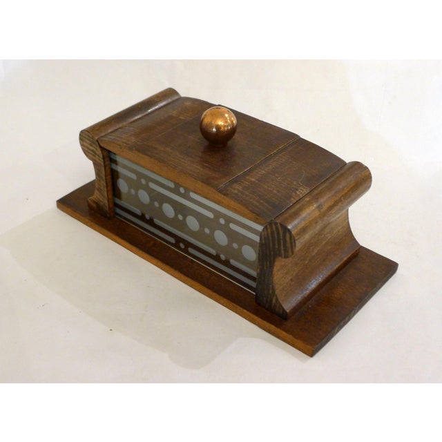 Modern Large Art Deco Modernist Biscuit Tin, 1930s For Sale - Image 3 of 12