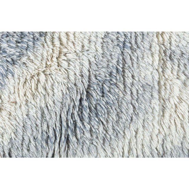 Swedish Rya Rug Doris Leslie Blau Collection Size: 4'8" × 6'7" (142 × 200 cm) This striking mid-century Swedish Rya rug...