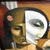 Late 20th Century Late 20th Century Painting Surrealist Original Oil on Canvas Signed C. Parks Vintage Cubist Art For Sale - Image 5 of 8