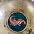 Art Deco 1920s Oscar Bach Bronze & Blue Enameled Ashtray, Lizard For Sale - Image 4 of 5