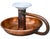 Mid-Century Modern Mid 20th Century Handmade Americana Copper Candleholder With Ceramic Top For Sale - Image 3 of 8