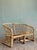 Vintage Coastal Trellis Bent Rattan Loveseat For Sale - Image 4 of 6