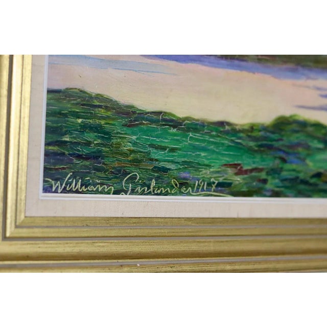 William Gislander, Seabirds Over Ocean, 1917, Framed For Sale - Image 6 of 11