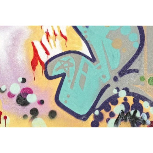 Vintage German Graffiti Art, 1990s For Sale - Image 4 of 7