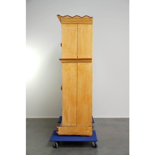 Antique Dutch Farmhouse Cabinet, 1700s For Sale - Image 5 of 18