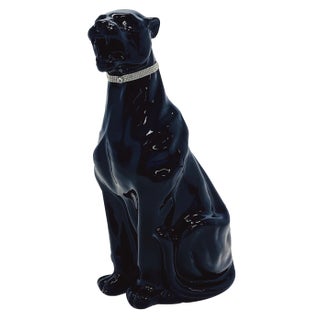 Black Panther in Ceramic by Ceramiche Boxer For Sale