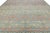 Modern Khotan Style Wool Rug Terracotta, Sage Green & Soft Blue Transitional For Sale - Image 11 of 12