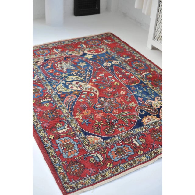 1940s Classical Mother-Daughter Rug, 4.9 x 6 For Sale - Image 4 of 12