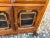 Vintage Chinoiserie Style Carved Teak Wood Display Side Cabinet For Sale - Image 12 of 18