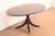 English Baker Furniture Style Antique Georgian Mahogany Pedestal Breakfast Table or Game Table, Newly Refinished For Sale - Image 3 of 10