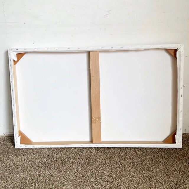 Textile Postmodern Abstract Signed Painting of Fish in the Reef For Sale - Image 7 of 7