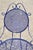 Vintage Victorian Blue Wrought Iron Small Garden Bistro Dining Chairs - Set of 4 For Sale - Image 4 of 10