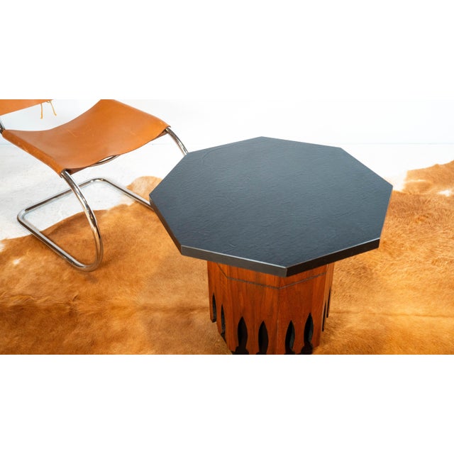 Mid-Century Modern Vintage Harvey Probber Attr. Walnut Side Table For Sale - Image 3 of 15