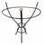Mid-Century Modern Black Mid Century Modern Metal Planter Holder For Sale - Image 3 of 8